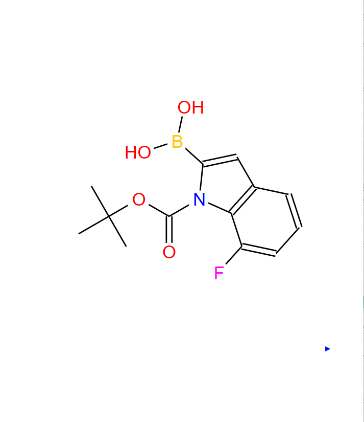 N-(BOC)-7-氟吲哚-2-硼酸