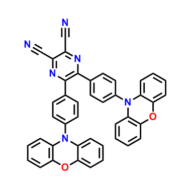 5,6-双[4-(N-吩噁嗪)苯基]-2,3-二氰基吡嗪