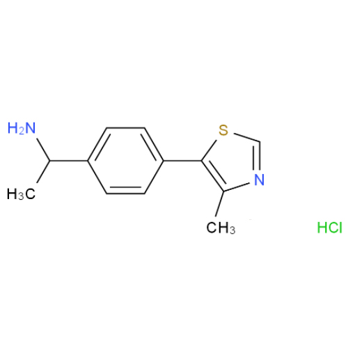 (S)-1-(4-(4-甲基噻唑-5-基)苯基)乙-1-胺盐酸盐