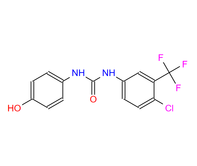 1-(4-氯-3-(三氟甲基)苯基)-3-(4-羟基苯基)脲