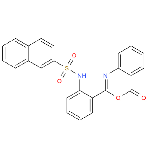 N-[2-(4-氧代-4H-3,1-苯丙恶嗪-2-基)苯基]-2-萘磺酰胺