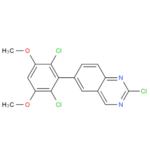 2-氯-6-(2,6-二氯-3,5-二甲氧基苯基)喹唑啉