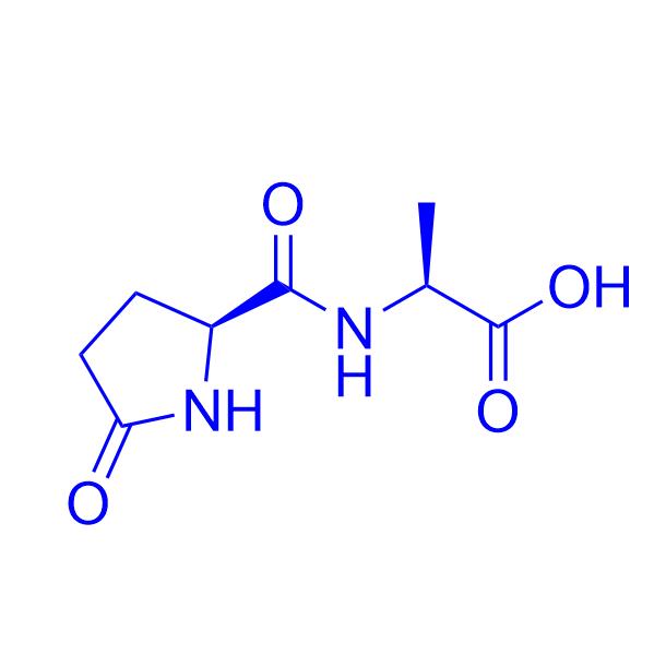 L-Pyroglutamyl-L-alanine 21282-08-6.png
