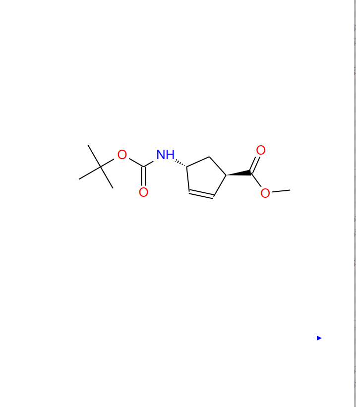 (1R,4R)-4-BOC-氨基-2-环戊烯-1-羧酸甲脂