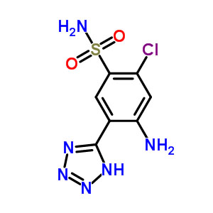 5-(2-氨基-4-氯-5-苯磺酰胺)-1H-四唑 中间体 82212-14-4