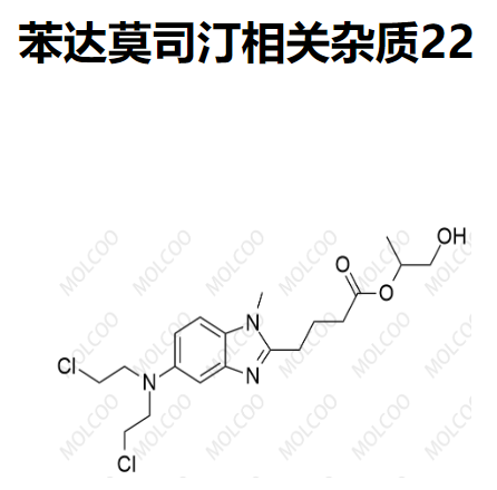 苯达莫司汀相关杂质22   C19H27Cl2N3O3 
