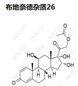 布地奈德杂质26   C23H30O7 