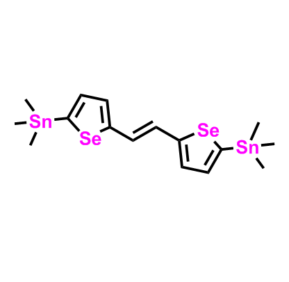 (E)-1,2-Bis(5-(trimethylstannyl)selenophen-2-yl)ethene