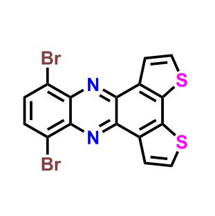 Dithieno[3,2-a:2',3'-c]phenazine, 8,11-dibromo-