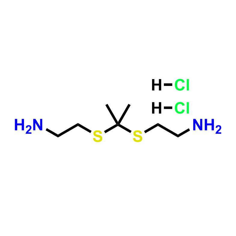 2,2'-(propane-2,2-diylbis(sulfanediyl))bis(ethan-1-amine) dihydrochloride