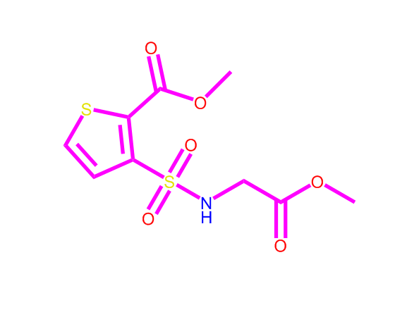 3-磺酰氨基乙酸甲酯-2-噻吩甲酸甲酯