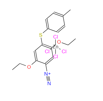 2,5-二乙氧基-4-[(4-甲基苯基)硫]重氮苯四氯锌酸盐