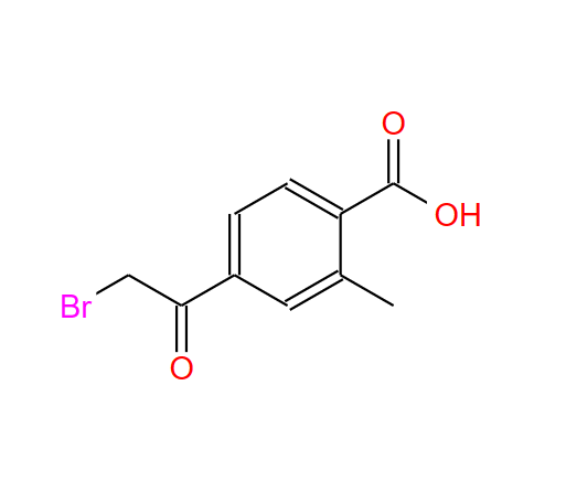 4-(2-溴)乙酰基-2-甲基苯甲酸