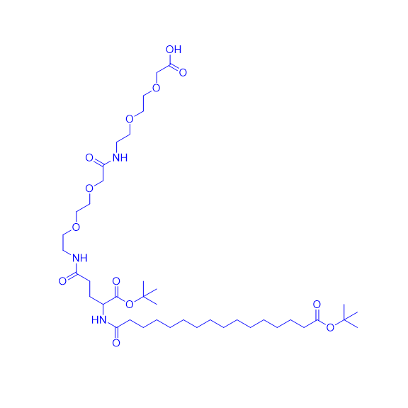 类索玛鲁肽侧链/2253870-61-8/(S)-22-(tert-Butoxycarbonyl)-41,41-dimethyl-10,19,24,39-tetraoxo-3,6,12,15,40-pentaoxa-9,18,23-triazadotetracontanoic acid