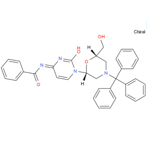 N-[1-[(2R,6S)-6-(羟甲基)-4-三苯甲基吗啉-2-基]-2-氧代-1,2-二氢嘧啶-4-基]苯甲酰胺