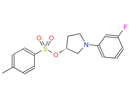 873945-29-0；(3R)-1-(3-氟苯基)-3-吡咯烷-3-(4-甲基苯磺酸酯)