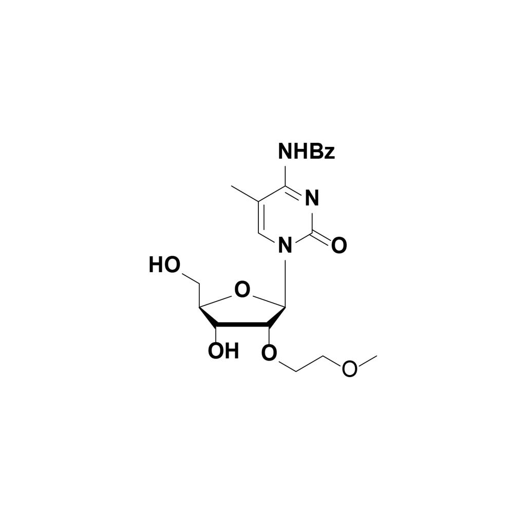 N4-Bz-2'-O-MOE-5-Me-rC