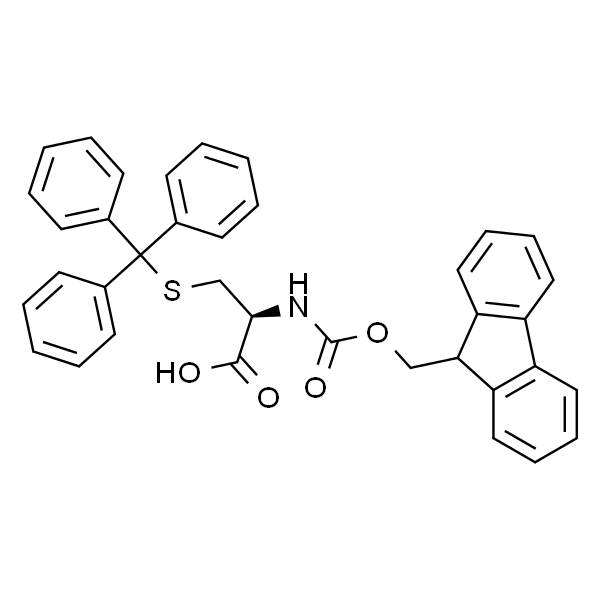 Fmoc-D-Cys(Trt)-OH，N-Fmoc-N'-三苯甲基-D-半胱氨酸