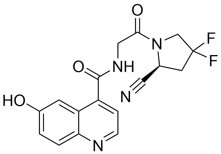 (S)-N-(2-(2-cyano-4,4-difluoropyrrolidin-1-yl)-2-oxoethyl)-6-hydroxyquinoline-4-carboxamide