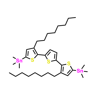 （3,3''-二辛基-[2,2'-:5'-，2''-三噻吩]-5,5''-二基）双（三甲基锡烷）