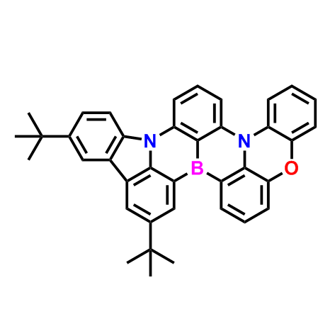 10,13-二-叔丁基-5-氧杂-15b，18b-二氮杂-8b-硼苯并[j]芴并[1,9-ab]苝