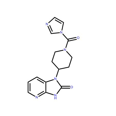 1,3-二氢-1-[1-(1H-咪唑-1-基羰基)-4-哌啶基]-2H-咪唑并[4,5-b]吡啶-2-酮1373116-06-3