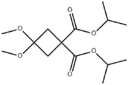 3,3-二甲氧基环丙烷-1,1-二甲酸异丙酯  115118-68-8