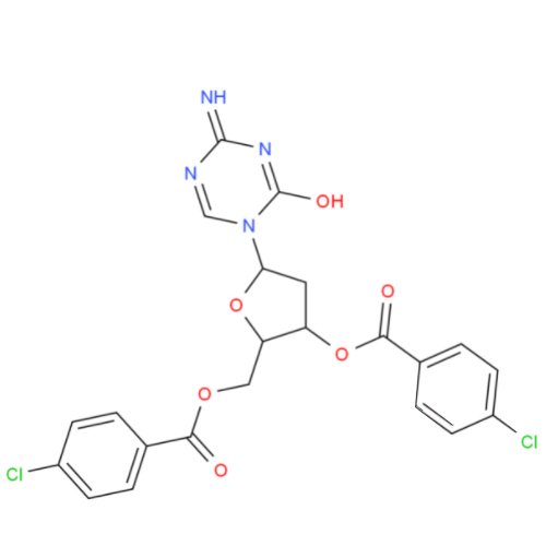 3',5'-二对氯苯甲酰氧基-2-脱氧-5-氮杂胞苷