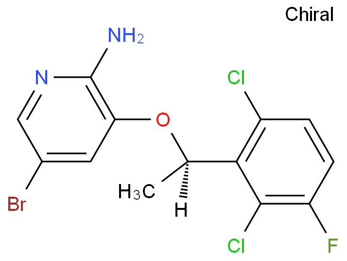 [5-溴-3-[(1R)-(2,6-二氯-3-氟苯基)乙氧基]吡啶-2-基]胺（877399-00-3）