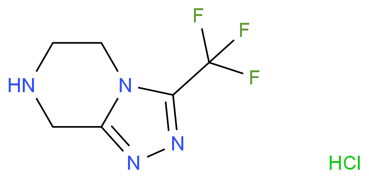 3-(三氟甲基)-5,6,7,8-四氢-[1,2,4]三唑并[4,3-a]吡嗪盐酸盐 ）（762240-92-6）