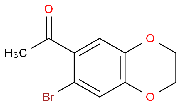 1-(7-溴-2,3-二氢-1,4-苯并二氧六环-6-基)乙酮（59820-90-5）
