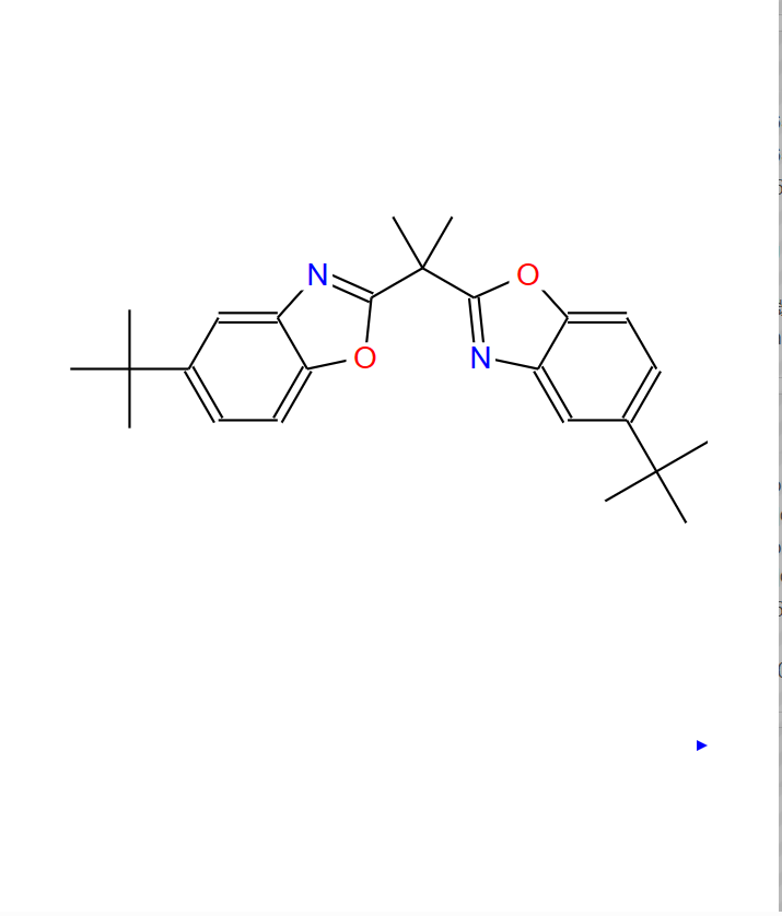 2，2'-丙烷-2，2-二基双（5-叔丁基）苯并恶唑 