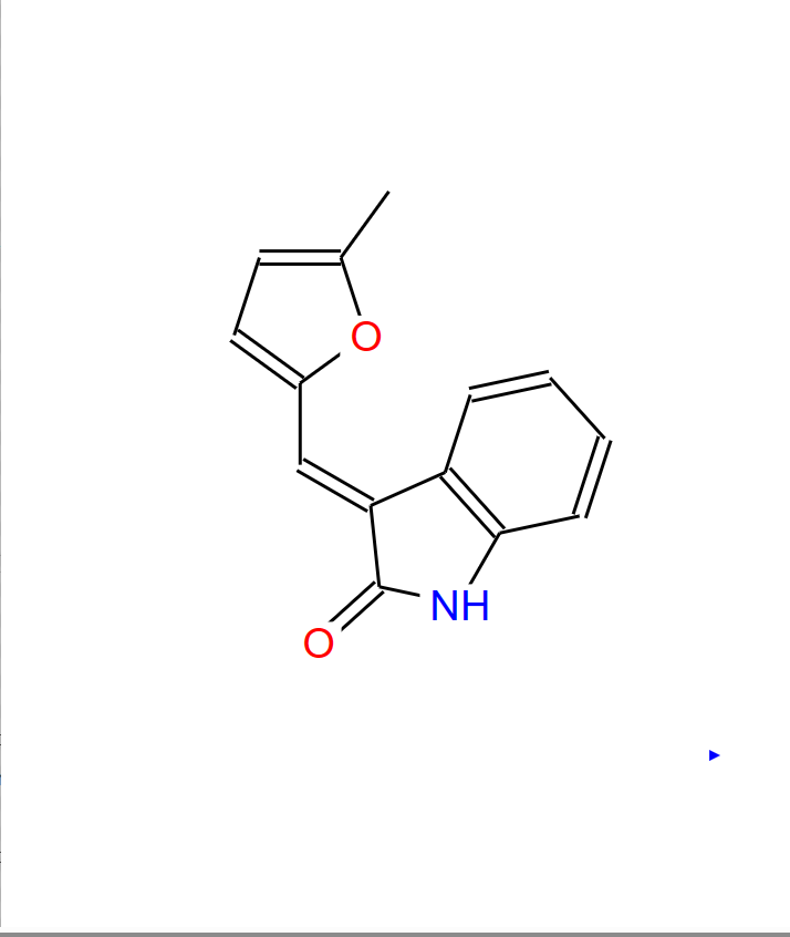 3-((5-甲基呋喃-2-基)亚甲基)吲哚-2-酮