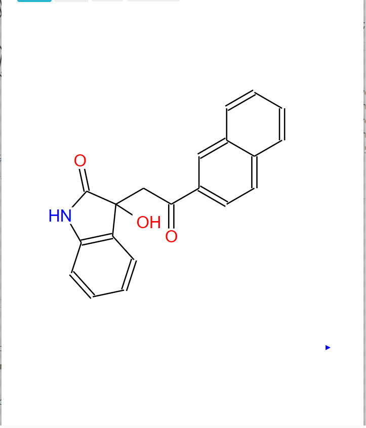 3-羟基-3-[2-（2-萘基）-2-氧代乙基]-1，3-二氢-2H-吲哚-2-酮