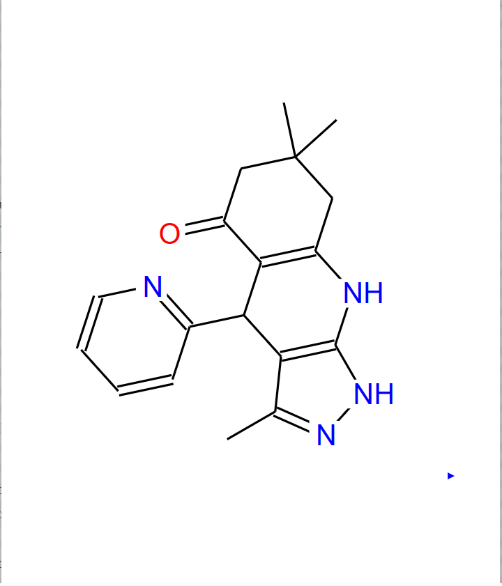 3,7,7-三甲基-4-吡啶-2-基-6,7,8,9-四氢吡唑并[1,3-B]喹啉-4(5H)酮