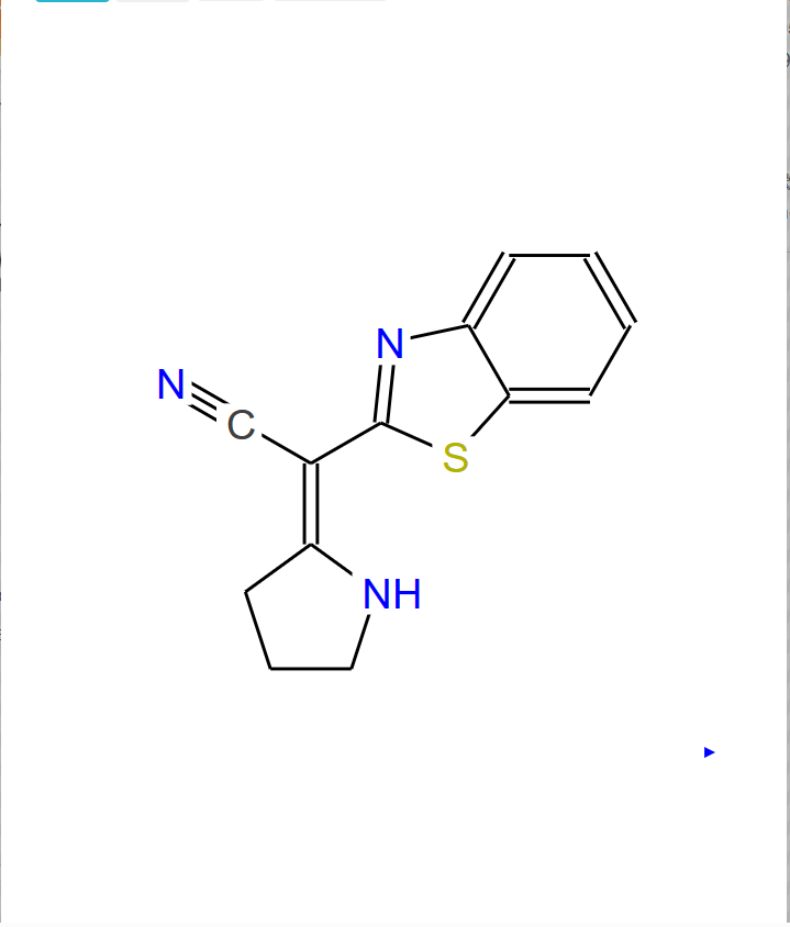 2-苯并噻唑乙腈α-2-吡咯烷基