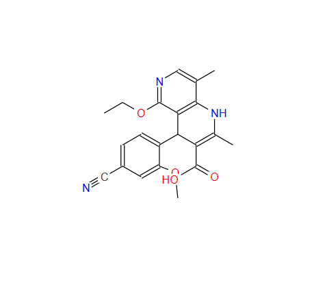 4-(4-cyano-2-methoxyphenyl)-5-ethoxy-2,8-dimethyl-1,4-dihydro-1,6-naphthyridine-3-carboxylic acid