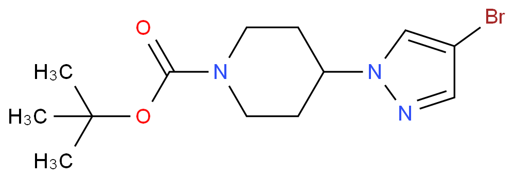 4-(4-溴吡唑-1-基)哌啶-1-甲酸叔丁酯 （877399-50-3）