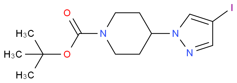  4-(4-碘-1H-吡唑-1-基)-1-哌啶羧酸叔丁酯（877399-73-0）