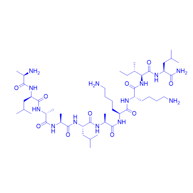 蜂毒肽Mastoparan 5 (9CI)/107048-34-0/Mastoparan 5 (9CI)  