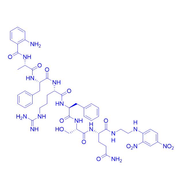 Abz-Ala-Phe-Arg-Phe-Ser-Gln-EDDnp 1926163-28-1.png