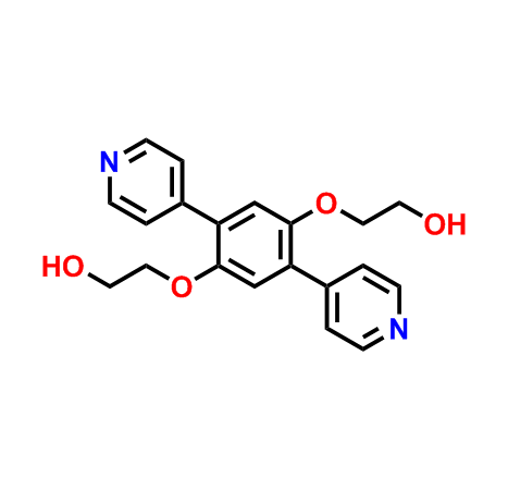 2,2'-（（2,5-二（吡啶-4-基）-1,4-亚苯基）双（氧基）双（乙烷-1-醇）