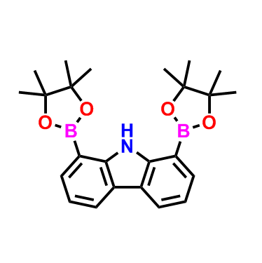 1,8-双（4,4,5,5-四甲基-1,3,2-二氧杂硼烷-2-基）-9H-咔唑