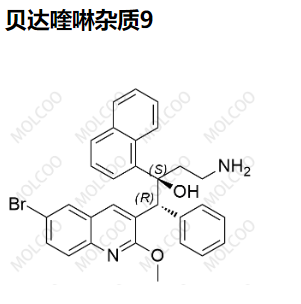 贝达喹啉杂质9，	955404-04-3