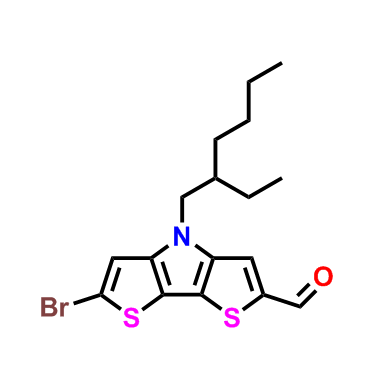 6-溴-4-（2-乙基己基）-4H-二噻吩并[3,2-b:2'，3'-d]吡咯-2-甲醛