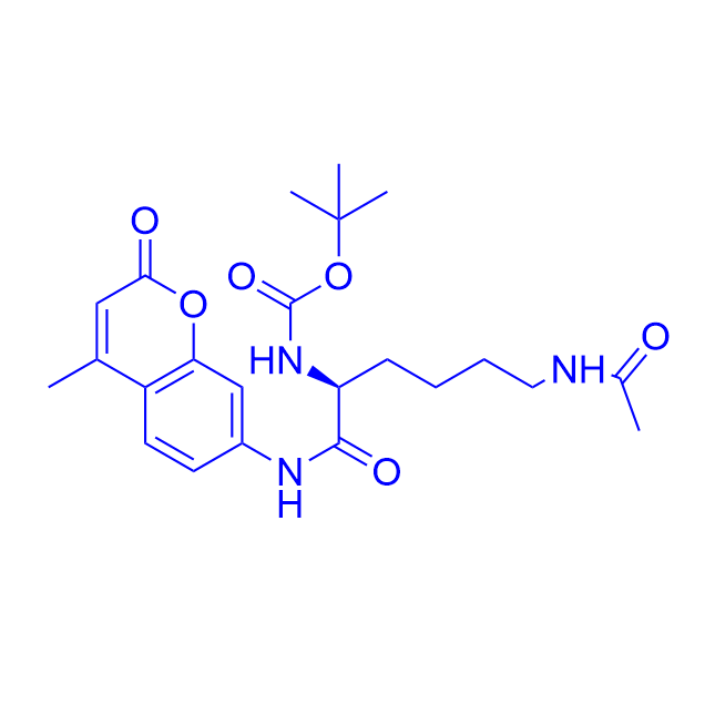 Boc-N6-乙酰-L-赖氨酸-AMC/233691-67-3/Boc-Lys(Ac)-AMC