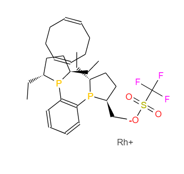 (-)-1,2-Bis((2R,5R)-2,5-二乙基)苯(辛二烯)三氟甲烷磺酰铹