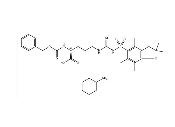 CBZ-L-精氨酸(PBF)-环己胺盐