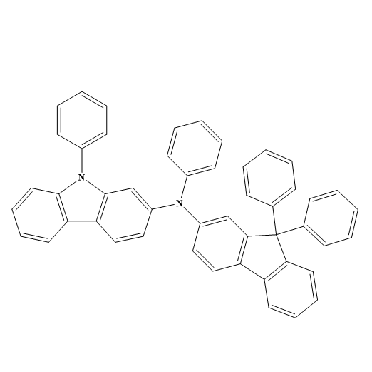 N-(9,9-二苯基-9H-芴-2-基)-N,9-二苯基-9H-咔唑-2-胺；1607480-22-7