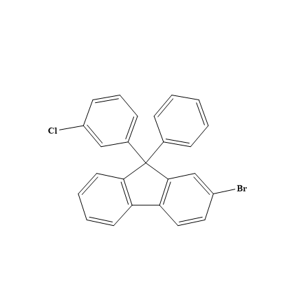 2-溴-9-(3-氯苯基)-9-苯基-9H-芴；2845126-39-6